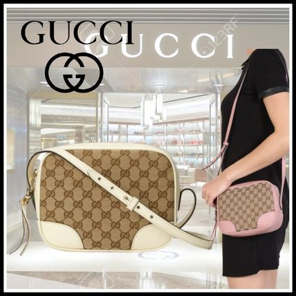 GUCCI 2020 21AW Monogram Casual Style Canvas Leather Elegant Style Crossbody
