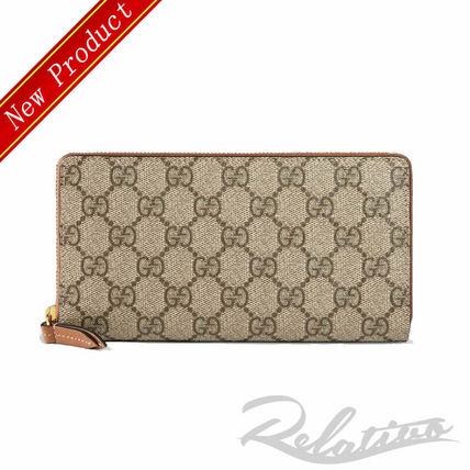 GUCCI GG Supreme 2020 21AW Gg Supreme Zip Around Wallet 410102 KLQHG 8526 