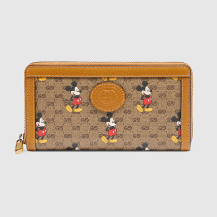 GUCCI Disney X Gucci Zip Around Wallet 602532 HWUBM 8559 