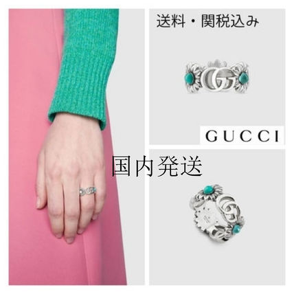 GUCCI Double G Flower Ring 527394 J8474 8517 