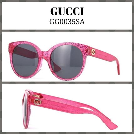 GUCCI Round Glitter Sunglasses GG0035SA 