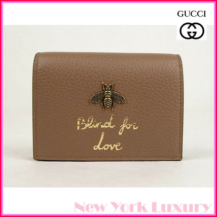 GUCCI Leather Small Wallet Folding Wallets 460185 5729 