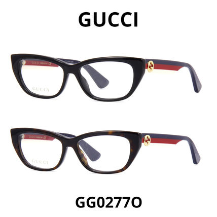 GUCCI Unisex Cat Eye Glasses Eyeglasses 