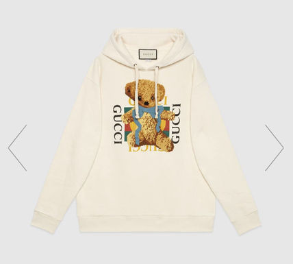 GUCCI Oversize Sweatshirt With Gucci Logo And Teddy Bear 469251 X9N17 9101 