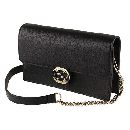 GUCCI 2019 20AW 2WAY Leather Party Style Crossbody Logo Shoulder Bags 510314 CA00G 