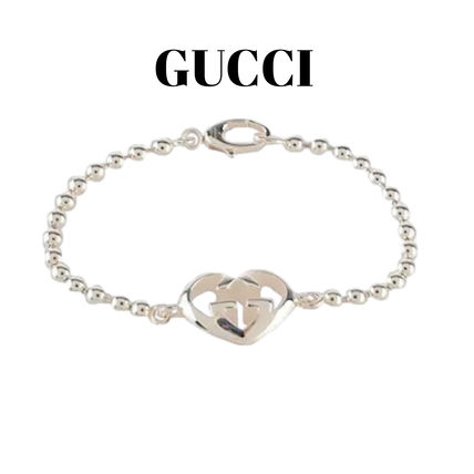 GUCCI Costume Jewelry Party Style Silver Office Style 