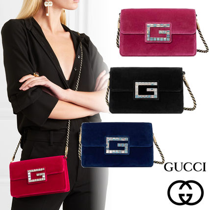GUCCI 2WAY Formal Style Logo Shoulder Bags 