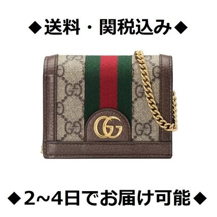 GUCCI Ophidia Canvas Folding Wallet Small Wallet Chain Wallet 62571196IWG8745 