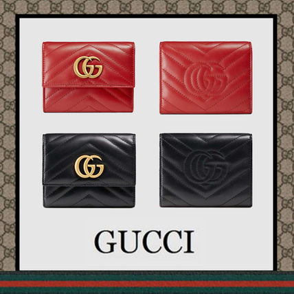 GUCCI GG Marmont Gg Marmont Matelasse Wallet 474802 