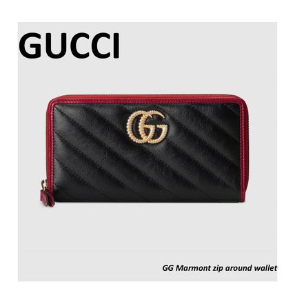 GUCCI GG Marmont Gg Marmont Zip Around Wallet 573810 0OLFX 8277 