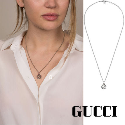 GUCCI 2019 20AW Unisex Silver NecklacesPendants 
