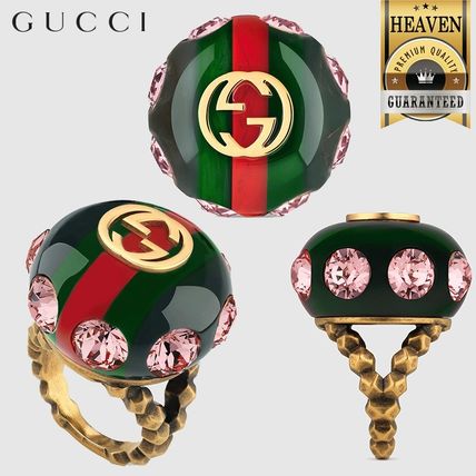 GUCCI 2020 SS Vintage Web Ring 539112 I4259 8518 