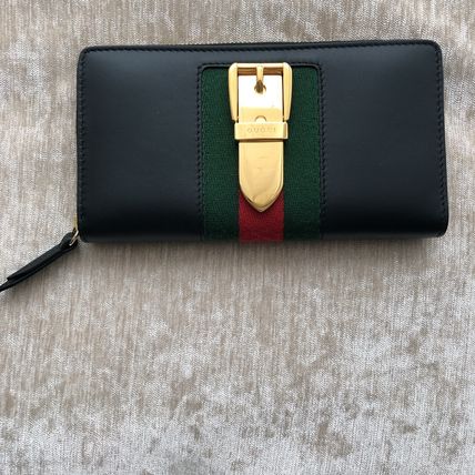GUCCI Sylvie Leather Long Wallet Long Wallets 476083 CWLSG 1060 