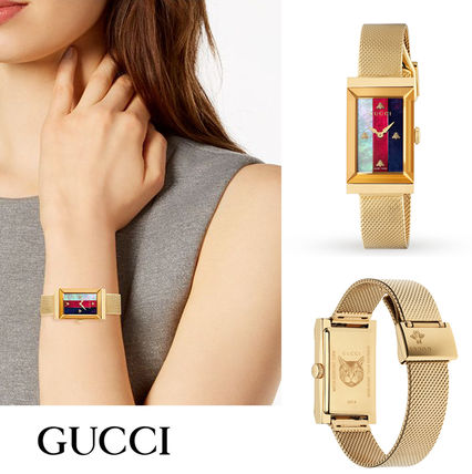 GUCCI Casual Style Unisex Street Style Stainless Office Style 