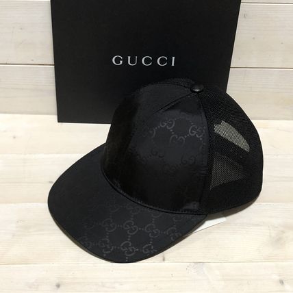 GUCCI Unisex Blended Fabrics Caps 