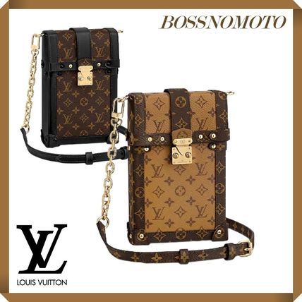 Louis Vuitton MONOGRAM 2020 SS Vertical Trunk Pochette M67873 M63913 