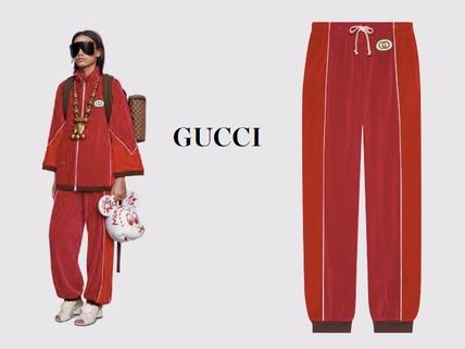 GUCCI 2019 SS GUCCI 19SS CHENILLE HAREM STYLE PANTS #572301 