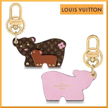 Louis Vuitton MONOGRAM 2020 21AW Monogram Leather Logo KeychainsBag Charms M69558 