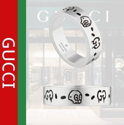 GUCCI Gucci Ghost 2020 SS Guccighost Ring In Silver 477339 J8400 0701 
