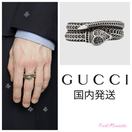 GUCCI 2019 20AW Gucci Garden Silver Snake Ring 577294 J8400 0811 