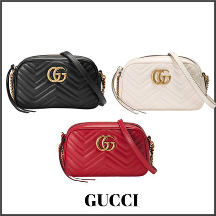 GUCCI Gg Marmont Small Matelasse Shoulder Bag 447632 DTD1T 1000 