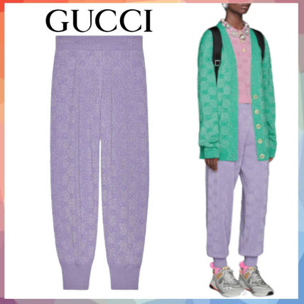 GUCCI 2020 SS Gg Sparkling Wool Trousers 599277 XKA5X 5137 