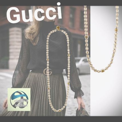 GUCCI Beaded Necklace With Floral Detail 610241 I4620 8063 