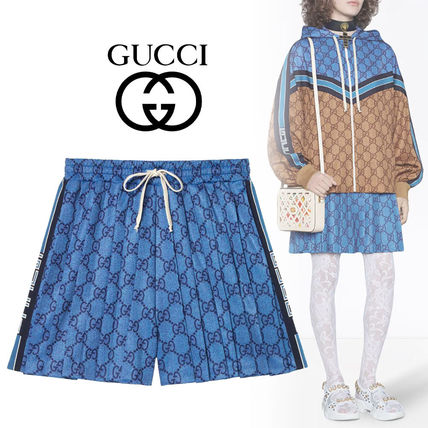GUCCI 2020 SS Short Casual Style Street Style Logo Shorts 546379XJADG 