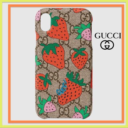GUCCI 2019 Cruise Street Style iPhone XR Logo Smart Phone Cases 