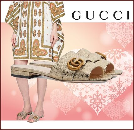 GUCCI GG Marmont 2020 SS WomenS Slide With Double?G 626742 DKT00 7100 