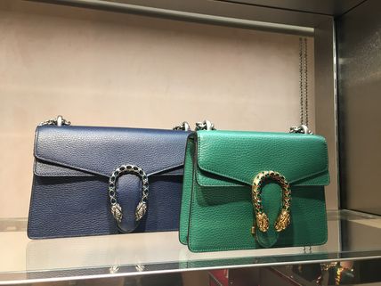 GUCCI Dionysus 2019 SS 2WAY Plain Leather Party Style Crossbody Shoulder Bags