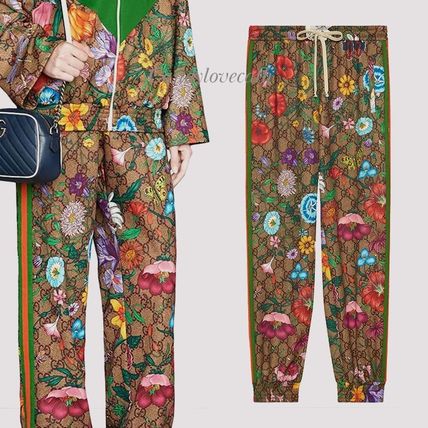 GUCCI 2020 SS Gg Flora Print Jogging Pant 605437 XJB9I 2103 