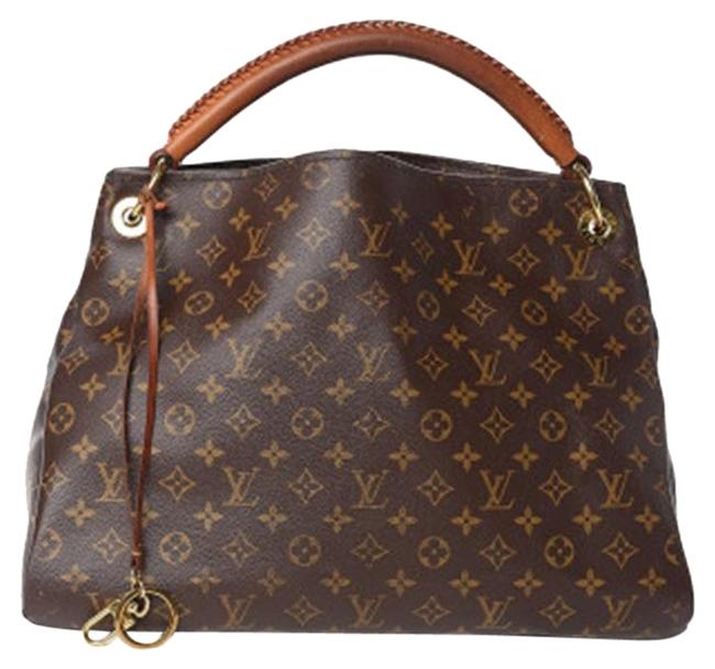 Louis Vuitton Artsy Monogram Mm Brown Canvas Tote