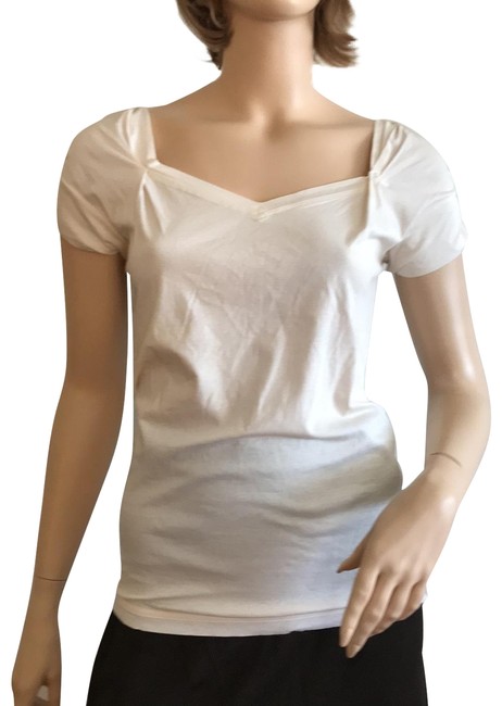 Louis Vuitton Beige Cotton Tee Shirt Size 2 XS