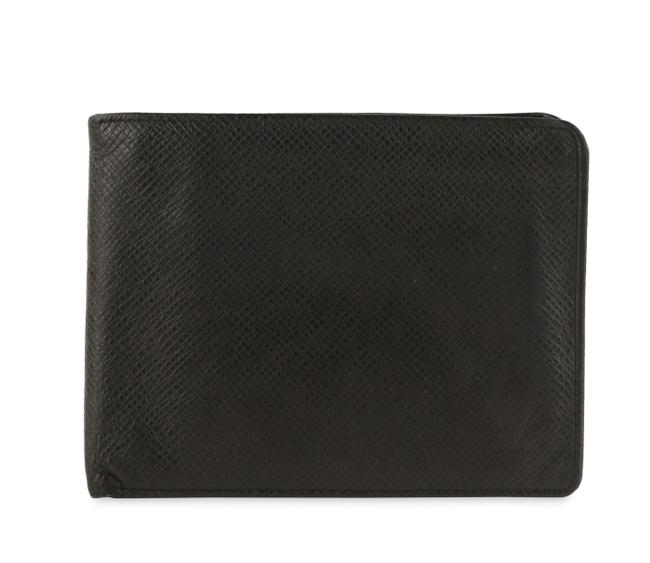 Louis Vuitton Black Taiga Bifold Wallet