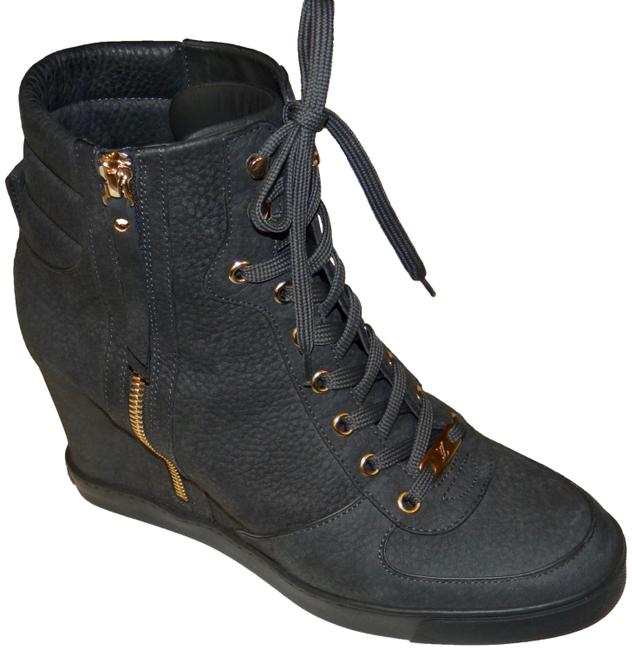 Louis Vuitton BlueGray Wedge EU 40 Approx US 10 Regular