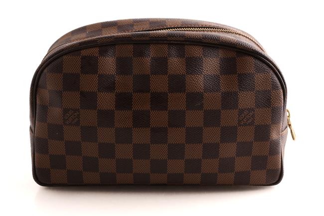 Louis Vuitton Brown Damier Ebene Toiletry Cosmetic Bag