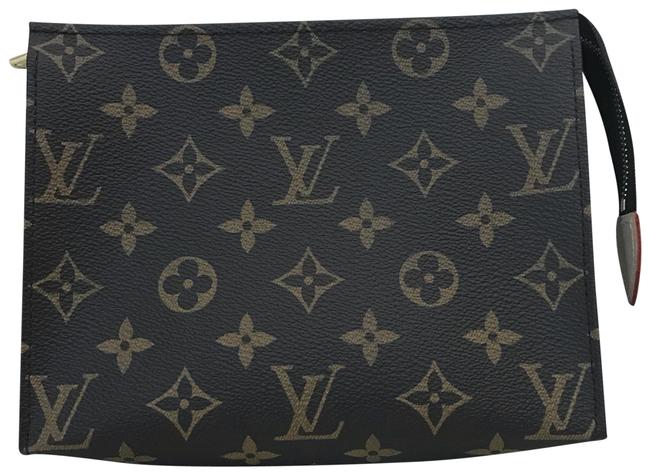 Louis Vuitton Brown Toiletry Pouch Monogram 19 Cosmetic Bag