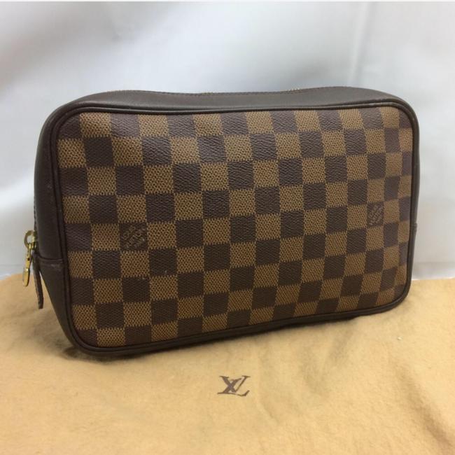Louis Vuitton Damier Trousse Clutch 25 Toilette Cosmetic Bag