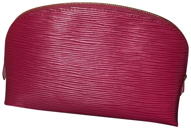 Louis Vuitton Fuchsia Pouch Epi Leather Cosmetic Bag