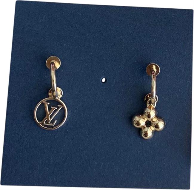 Louis Vuitton Gold Blooming Earrings