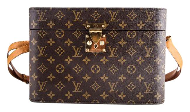 Louis Vuitton Brown Box Make Up Cosmetic Bag