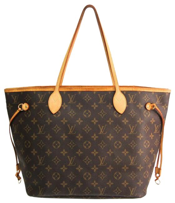 Louis Vuitton Neverfull Bag M40156 Women Monogram Tote