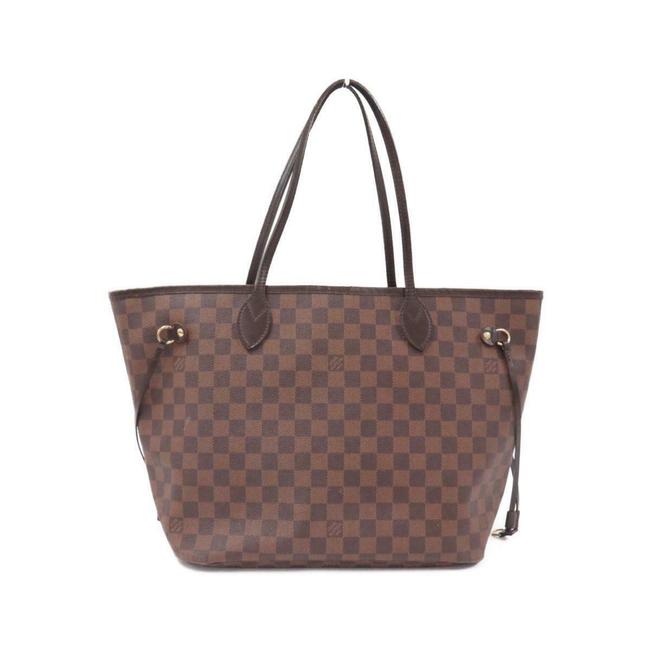 Louis Vuitton Neverfull Mm Damier Leather Tote