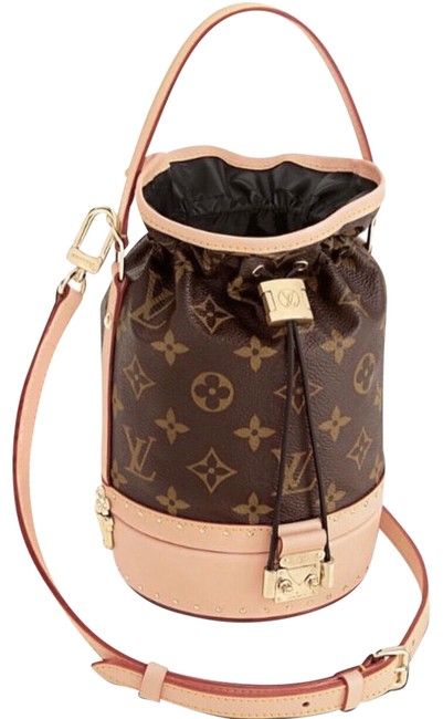 Louis Vuitton Petit Noe Trunk Brown Canvas Cross Body Bag