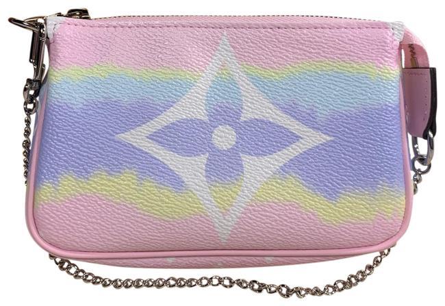 Louis Vuitton Pink Pochette Rare Limited Escale Mini Cosmetic Bag