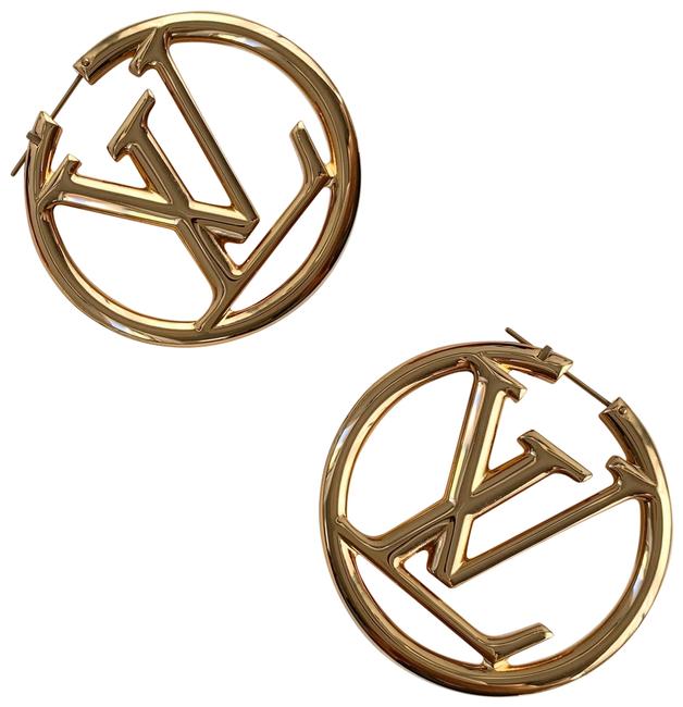 Louis Vuitton Sold Out Lv Monogram Lol Hoops Full Set Earrings