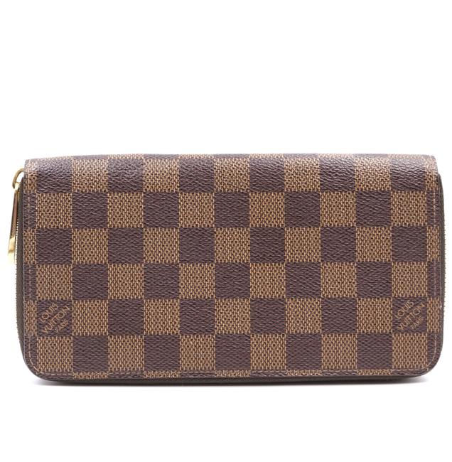 Louis Vuitton #36327 Damier Ebene Zippy Large Long Zip Around Organizer Wallet