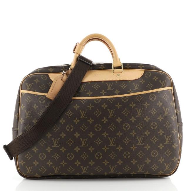 Louis Vuitton Alize Monogram Poches Brown Canvas Satchel