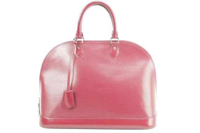 Louis Vuitton Alma Gm 7lk1226 Fuchsia Epi Leather Satchel